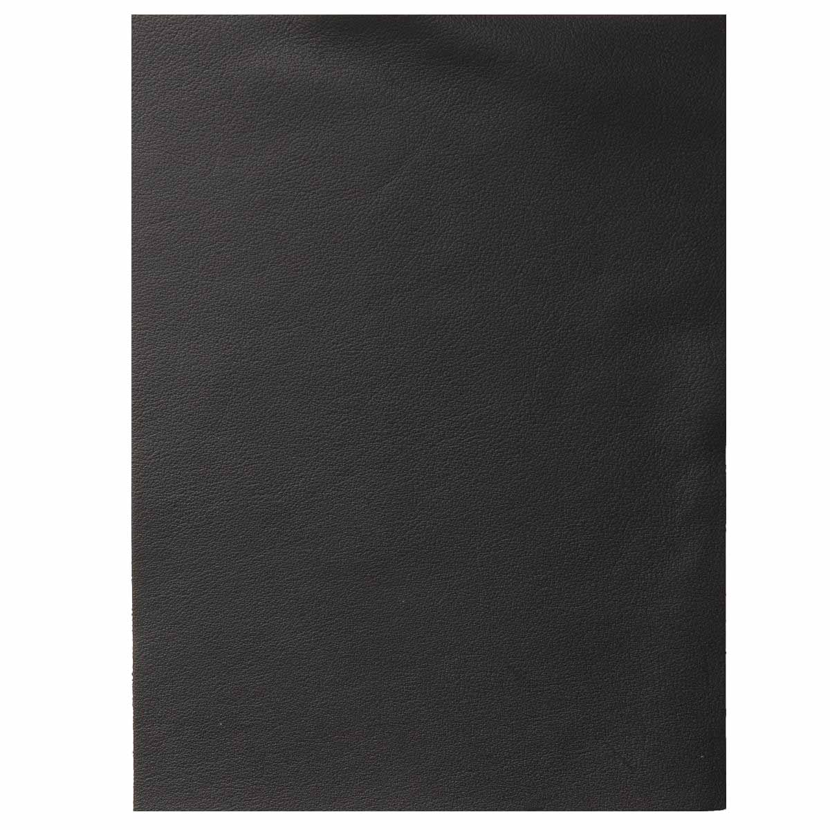 Morceau de cuir noir SWEET 2 pour artisanat ou maroquinerie, texture souple et finition élégante.