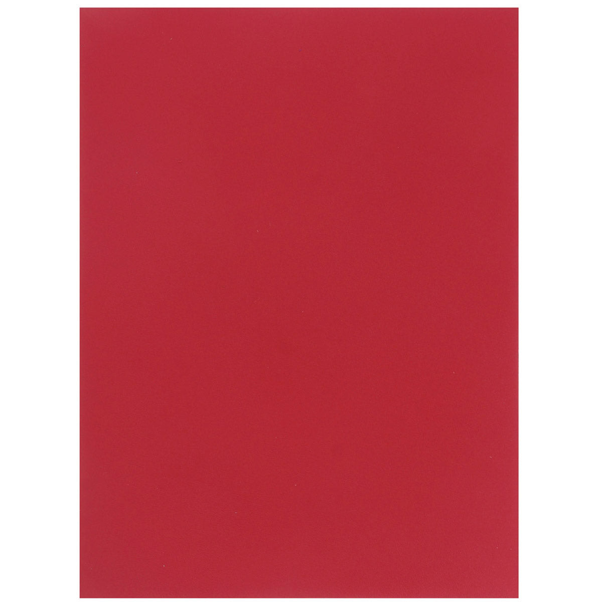 Morceau de cuir en veau rouge Satinlys, texture lisse et brillante, destiné à la confection de produits en cuir de qualité.