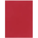 Morceau de cuir en veau rouge Satinlys, texture lisse et brillante, destiné à la confection de produits en cuir de qualité.