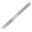 Réglet en inox large Tatone de 30 cm, outil de mesure robuste pour travaux de précision, visible avec surface brillante et graduations.