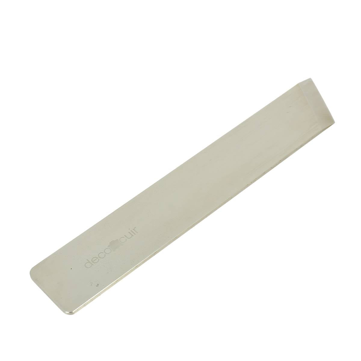 Lame à parer oblique spéciale droitier de la marque Deco Cuir, outil professionnel pour le cuir.