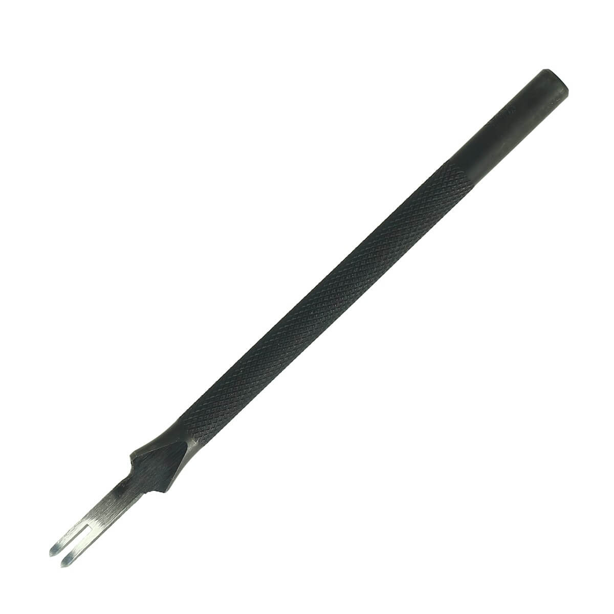 Outil Oka, griffe à frapper avec pointe diamant, entraxe 2,50 mm, conçu pour le travail précis des matériaux.