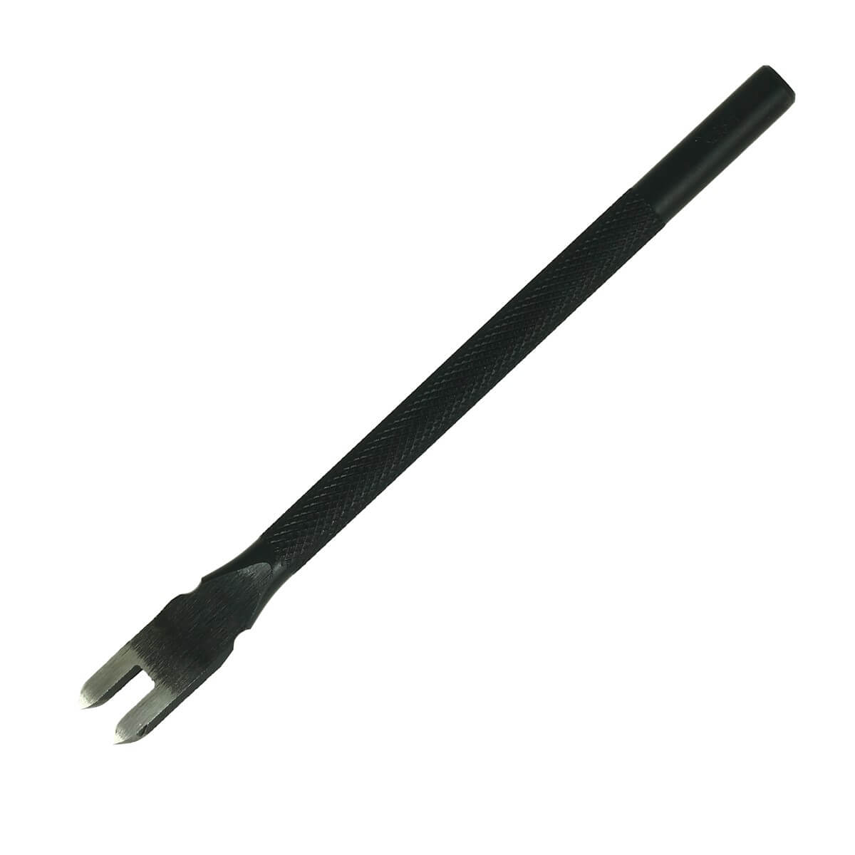 Griffe à frapper Oka avec pointe diamant et entraxe de 6 mm, outil de précision pour travail du métal, vue de face.