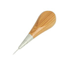 Alêne aux pinces petite maro Excellence de Jérôme David, outil en bois exotique pour maroquinerie, 1,5 mm, manche ergonomique