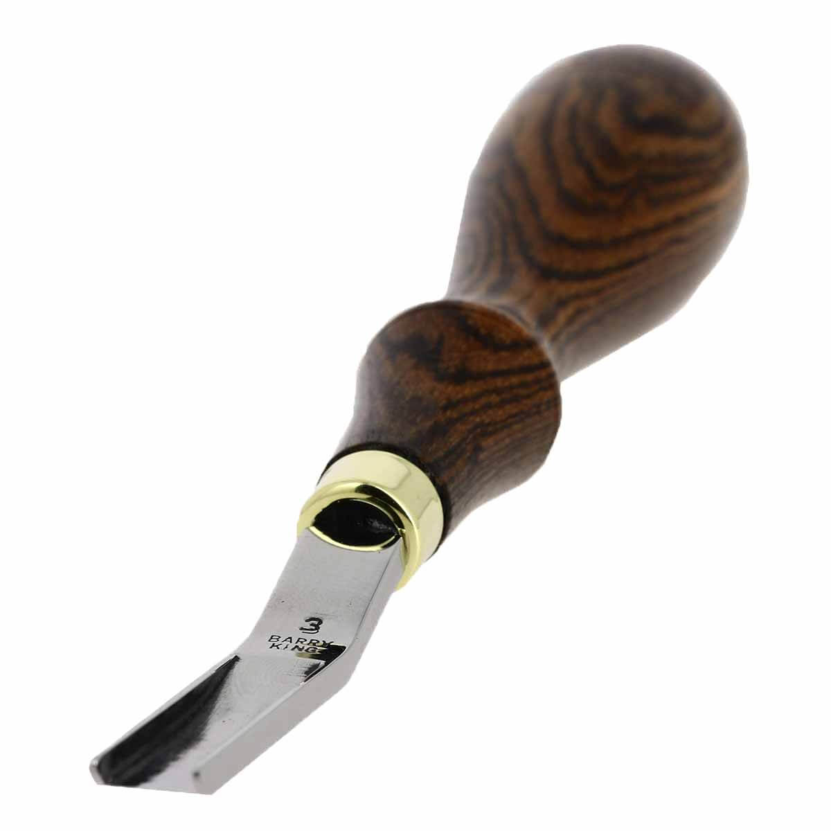 Outil abat-carre français Barry King Tools en acier, avec poignée ergonomique pour travaux de menuiserie.