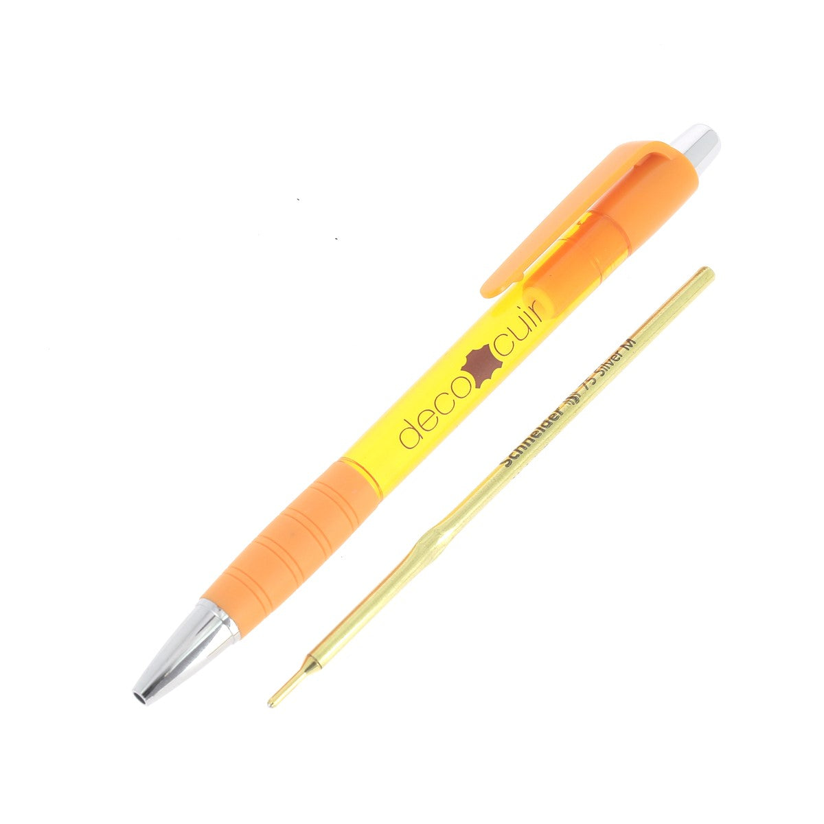 Mine de recharge argentée pour stylo Deco Cuir, outil d'écriture effaçable pour marquage sur cuir, marque Autres.