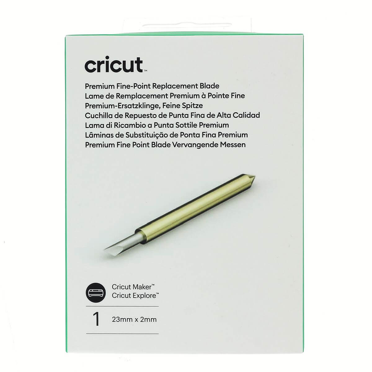 Lame pointe fine premium de rechange pour outil Cricut Explore et Maker, lame de précision pour découpe détaillée.