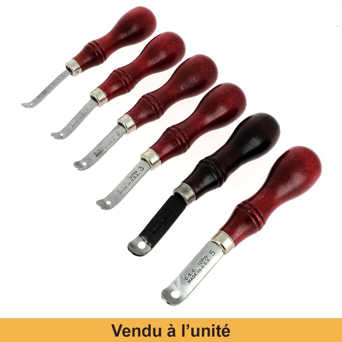 Outil abat-carre Bissonnette courbée Osborne pour travaux de menuiserie, en métal robuste, avec poignée ergonomique.