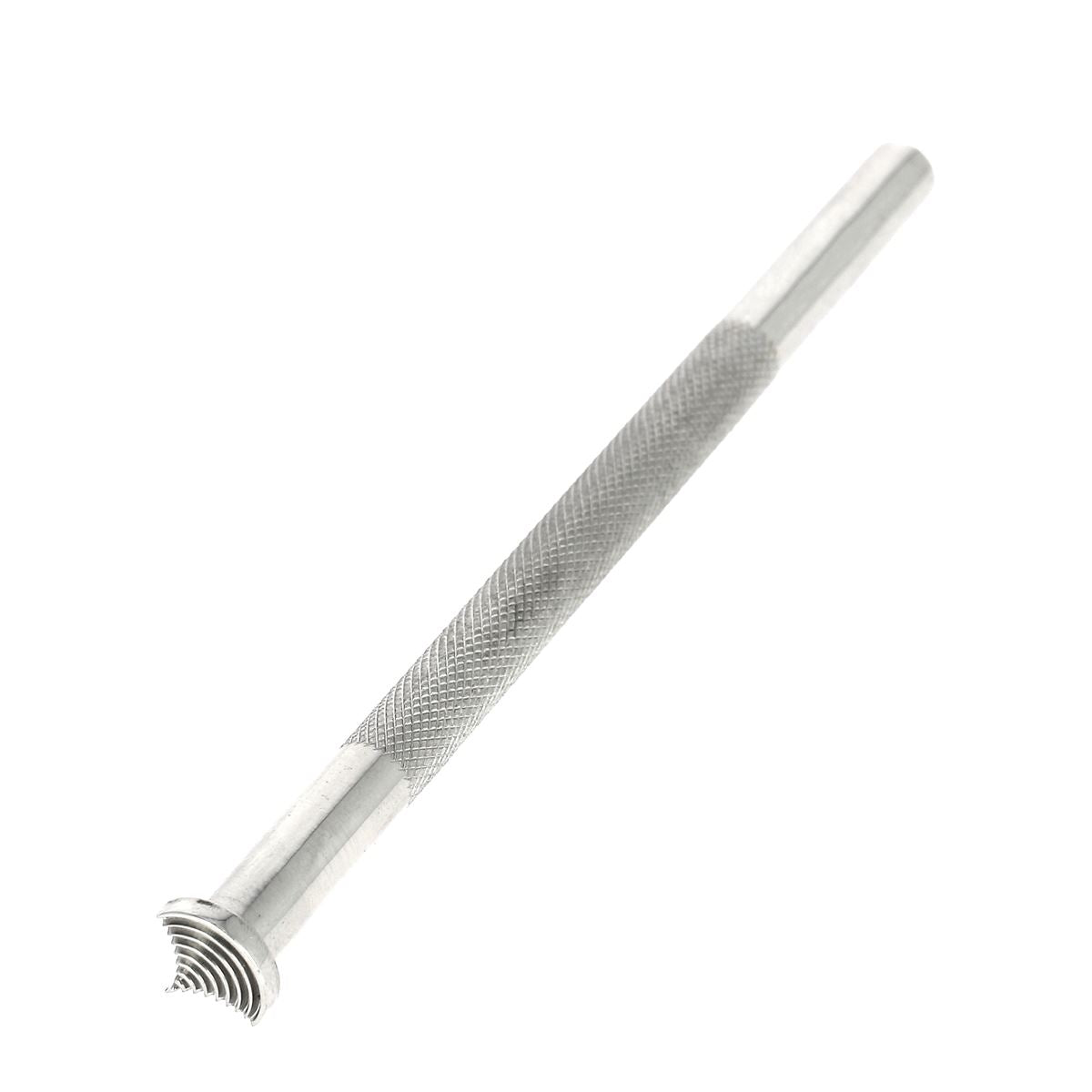 Outil Matoir Shell Burst Arches de Barry King Tools, outil de sculpture ou de modelage, avec une forme en arc.