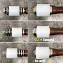 Maillet rond Oka de 370g pour outils, manche en bois et tête en métal, idéal pour travaux de forge et bricolage.