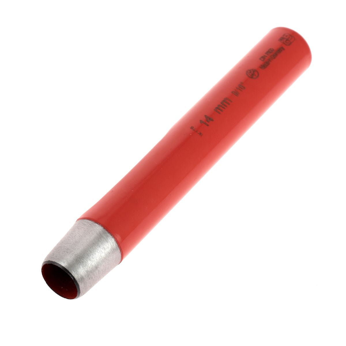 Emporte-pièce à frapper rond avec manche droit, outil de cuisine pour découper des formes en métal ou en pâte.