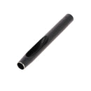Emporte-pièce à frapper rond avec manche droit, outil de fabrication en acier robuste pour découpe précise.