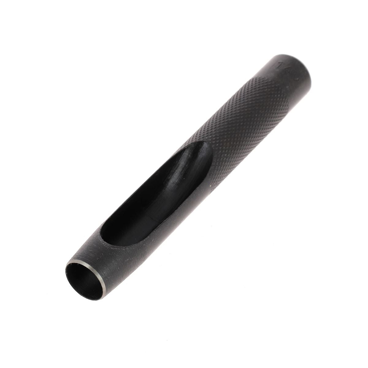 Outil emporte-pièce rond à frapper avec manche droit, idéal pour découper des formes dans divers matériaux, de la marque Autres.
