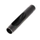Emporte-pièce à frapper rond avec manche droit, outil pour façonner ou découper des formes en métal ou autre matériau.