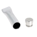Emporte-pièce à frapper à enchapure pour outils, en métal, conçu pour découper précisément dans divers matériaux.
