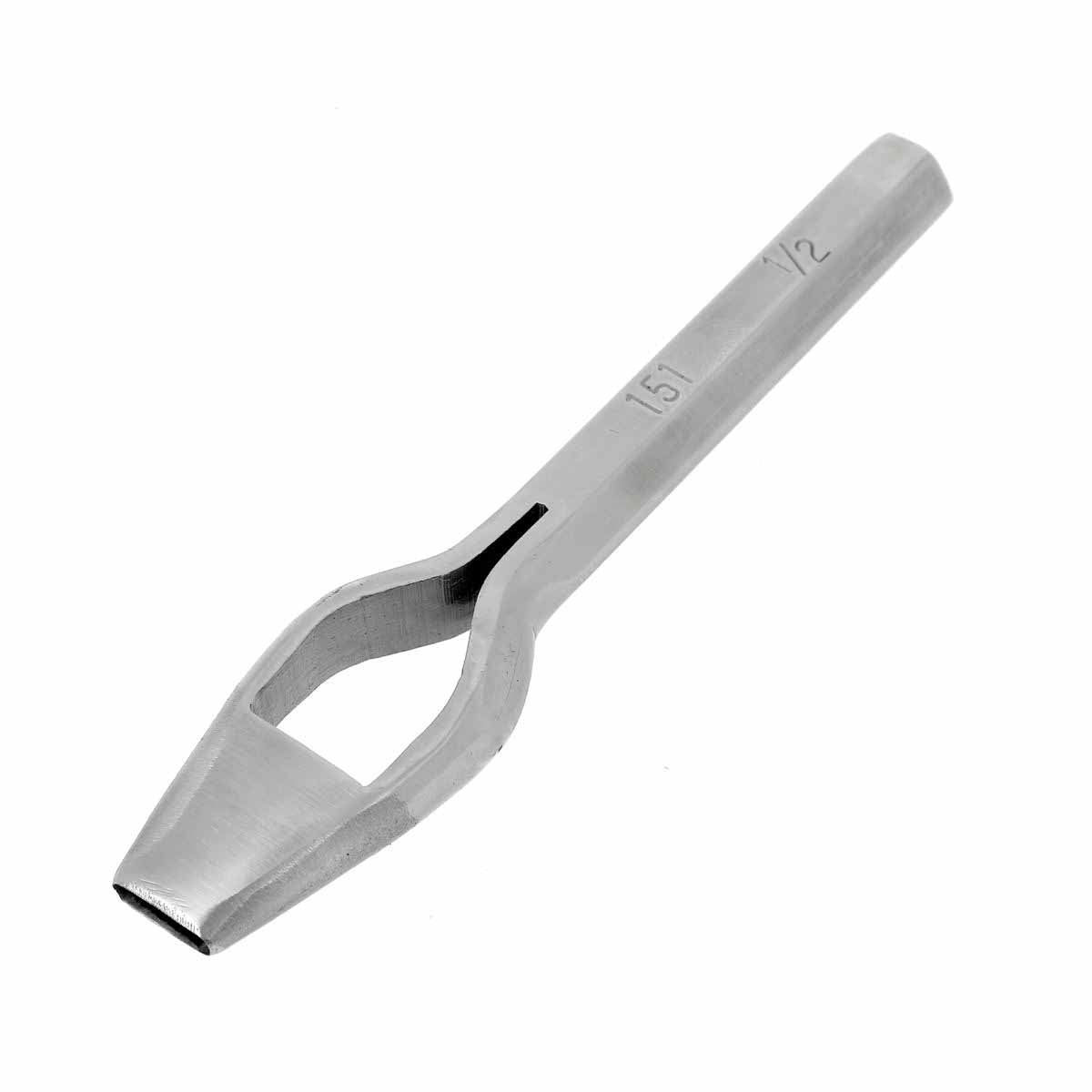 Emporte-pièce à frapper à enchapure Osborne 151 pour outils, en acier solide, utilisé pour façonner ou couper des matériaux.