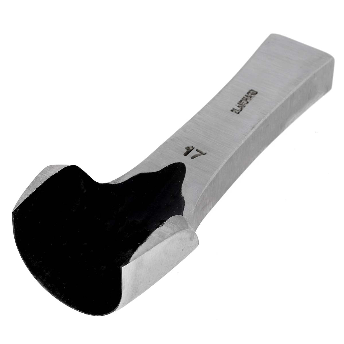 Emporte-pièce à frapper à bout rond Vergez Blanchard pour outils, en acier, avec manche en bois, utilisé pour le façonnage.