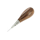 Alêne aux pinces maroquinerie Jérôme David Excellence, 2 mm, avec manche en Jamaique, outil professionnel pour la maroquinerie.