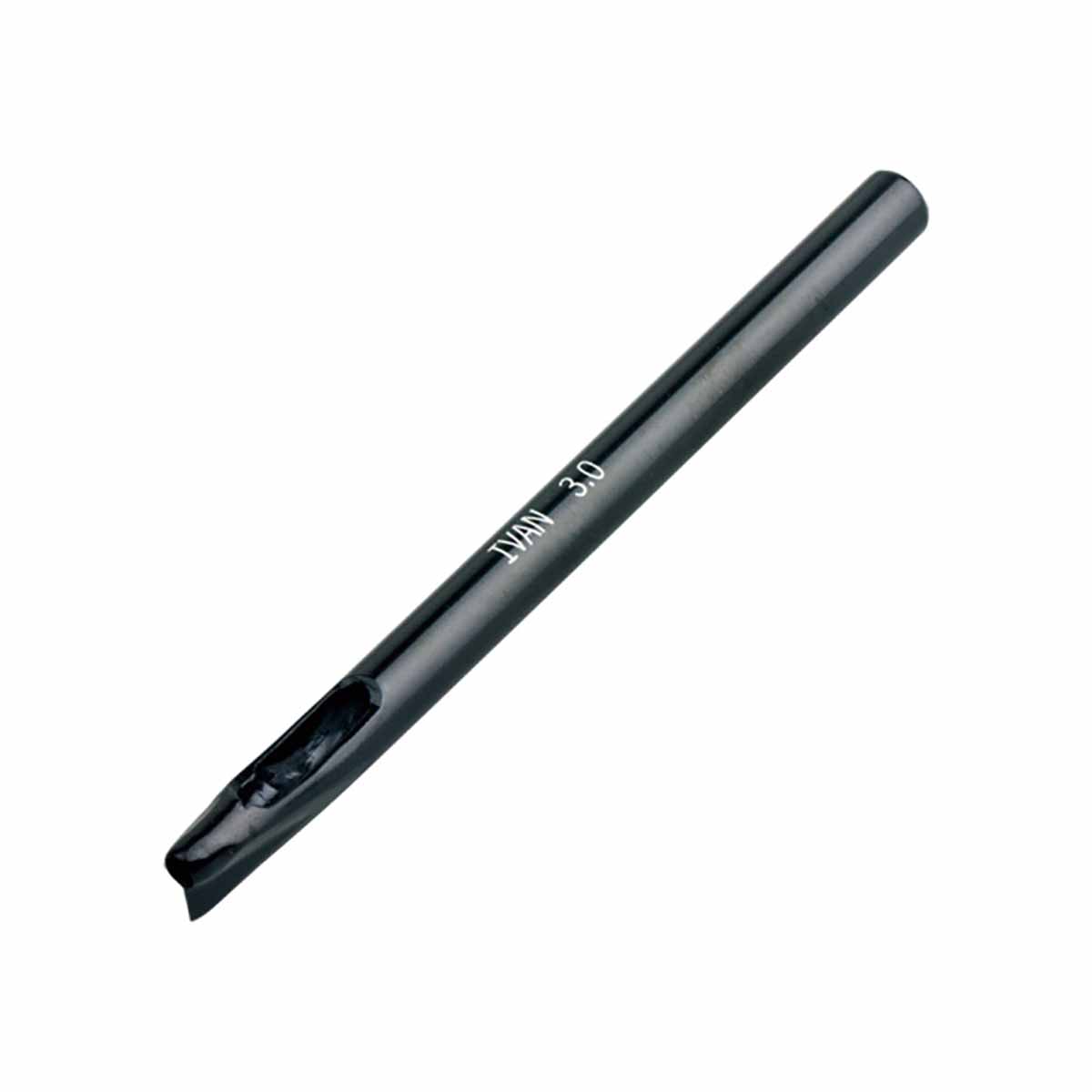 Outil Ivan pour emporte-pièce à frapper pour bouton de col, 3 mm, en acier, utilisé pour la fabrication de boutons de col.