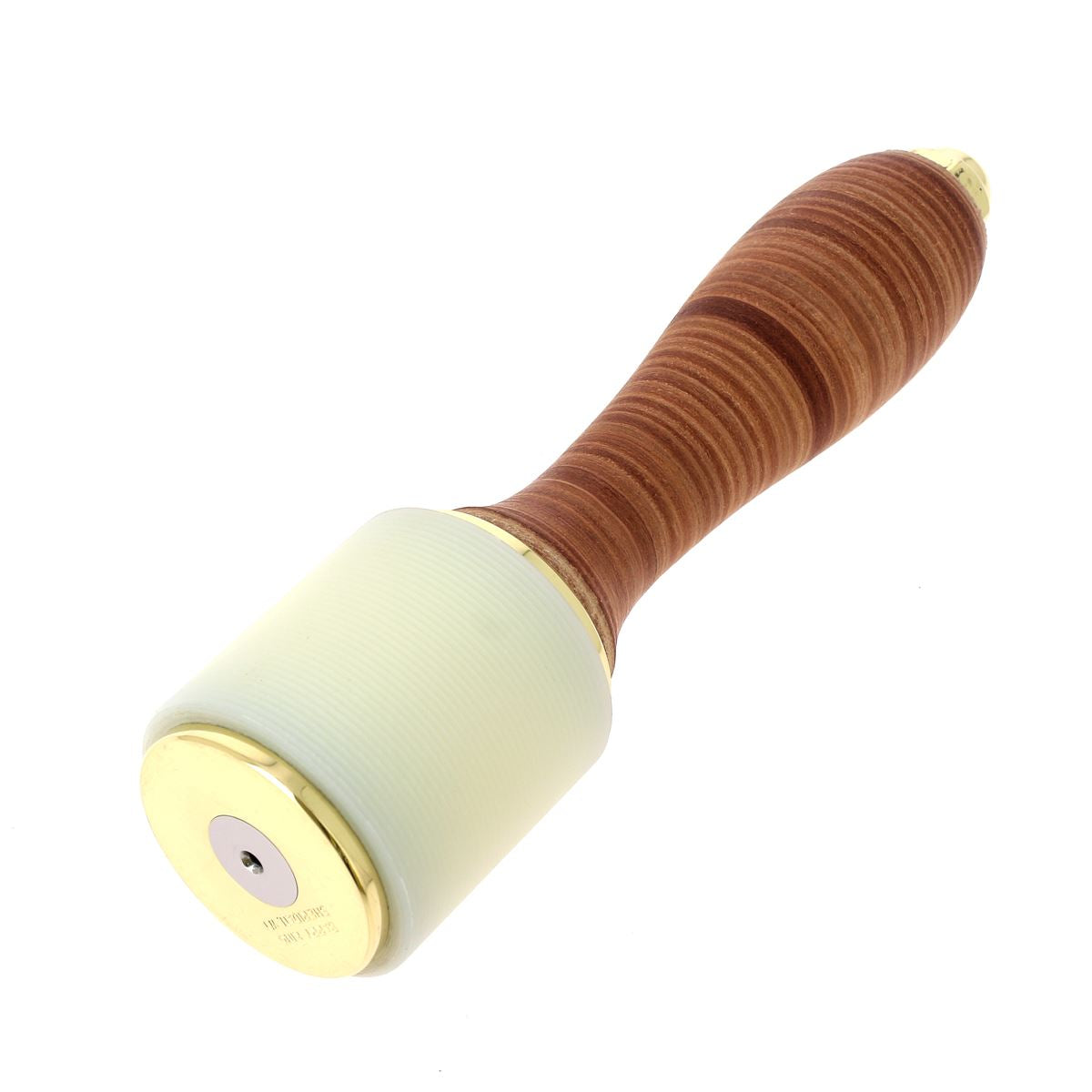 Maillet rond Barry King Tools de 450 g, outil en acier pour façonnage et forge, avec poignée en bois.