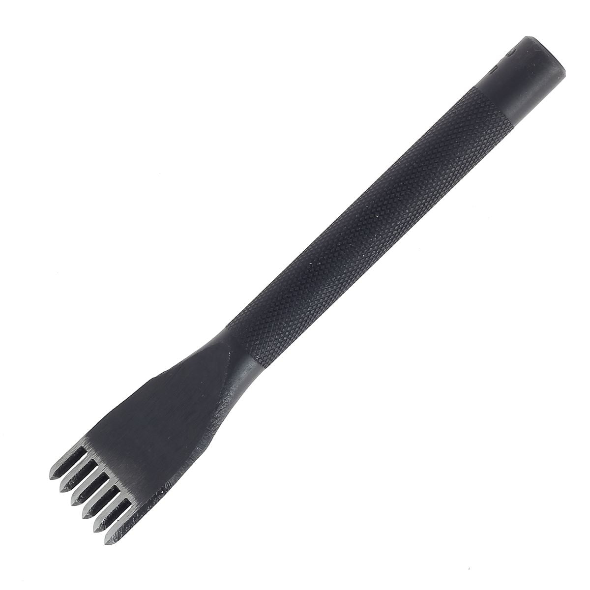 Griffe à frapper Oka avec pointe diamant, entraxe 3,50 mm, 6 dents, outil pour travaux précis et robustes.