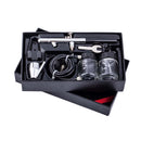 Kit aérographe Fengda FE-128 à double action pour application de teintures et peintures, avec pistolet précis et accessoires.