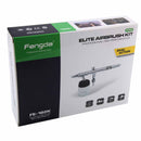 Kit aérographe Fengda FE-182K double action avec 3 aiguilles, pour teinture et peinture, outil précis et professionnel.
