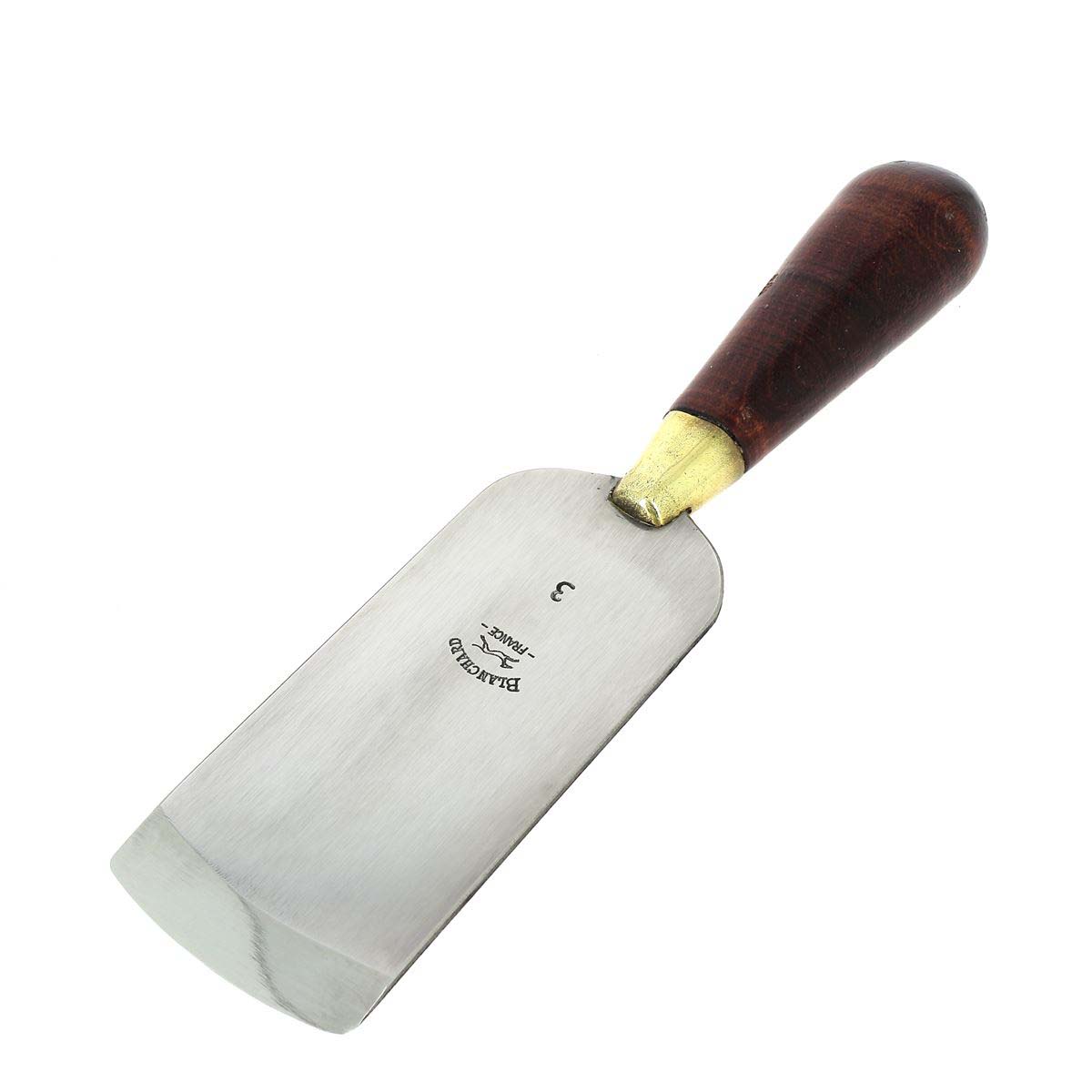 Couteau à parer droit Vergez Blanchard taille 3, outil de cuisine avec lame fine et tranchante, sur fond neutre.