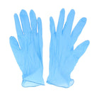 Trois paires de gants de protection en nitrile pour la manipulation de colles pour cuir, résistant et flexible.