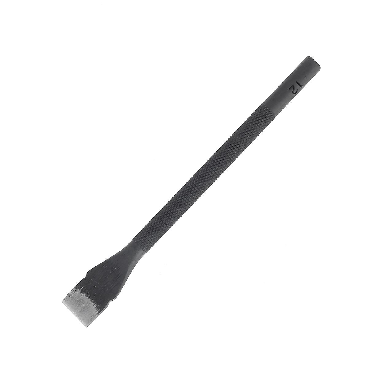 Outil de coupe à inciser droit Oka, outil de 12 mm pour coupe précise, en acier robuste, utilisé pour la menuiserie et le bricolage.