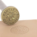 Matoir sur manche - Cuir "LEATHER GUARANTEED" - Deco Cuir
