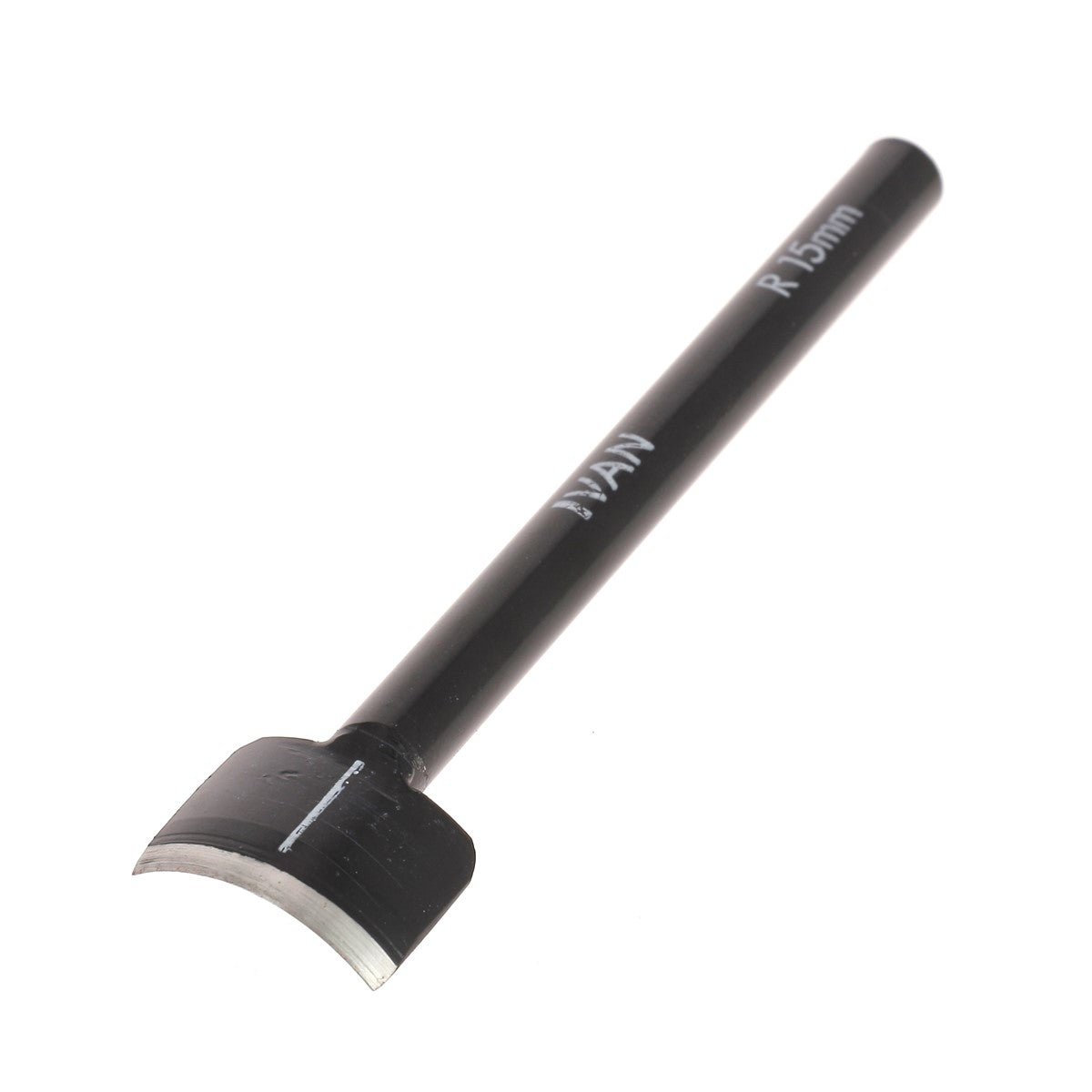 Outil emporte-pièce à frapper Ivan Coins Arrondis, diamètre 15 mm, en acier pour découpe précise de formes rondes.