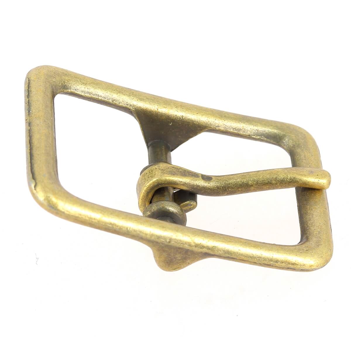 Boucle de ceinture double EVE en bouclerie, finition robuste et élégante, vue en gros plan sur le produit.