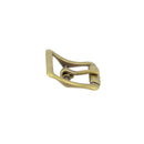 Boucle de ceinture à faux rouleau TIM, boucle de ceinture en métal pour accessoire de mode, vue rapprochée.