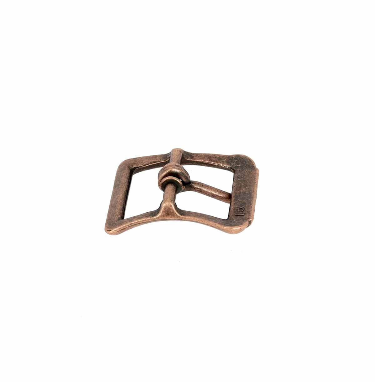 Boucle de ceinture en faux rouleau TIM, boucle de ceinture en métal pour accessoires de mode, vue rapprochée.