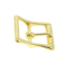 Boucle de ceinture à faux rouleau TIM en bouclerie, finition métallique, vue rapprochée.