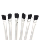 Lot de 6 pinceaux plats à colle jetables Tandy Leather pour colles pour cuir, applicateurs précis pour travaux de maroquinerie.