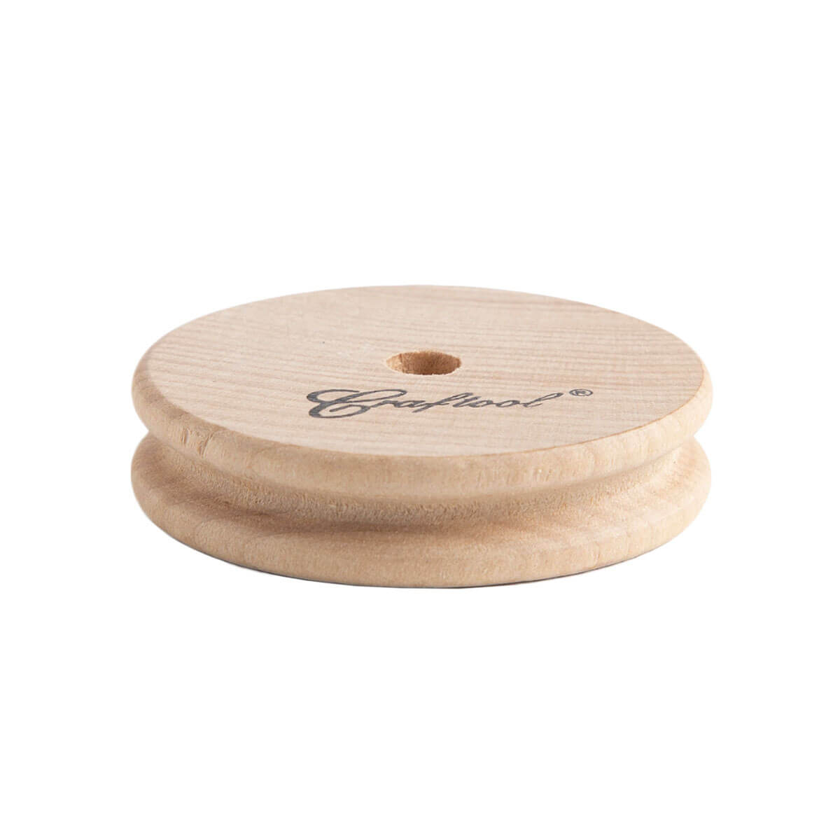 Lissoir en bois à encoche unique Craftool Tandy Leather, outil pour travailler le cuir avec précision et facilité.