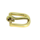 Boucle de ceinture en laiton massif Léa de Tandy Leather, 13 mm, décoration robuste pour ceintures en cuir.