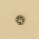 Lot de 100 rivets simples calotte antiques de 9 mm, accessoires de fixation robustes pour projets divers.