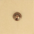 Lot de 100 rivets simples calotte antiques de 9 mm pour accessoires, idéal pour fixation et bricolage.