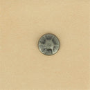 Lot de 100 rivets simples avec calotte antiques de 9mm, accessoires métalliques pour bricolage et décoration.