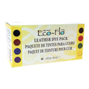Lot de 8 teintures opaques Eco-Flo à base aqueuse, couleurs vives pour textiles et projets artistiques.