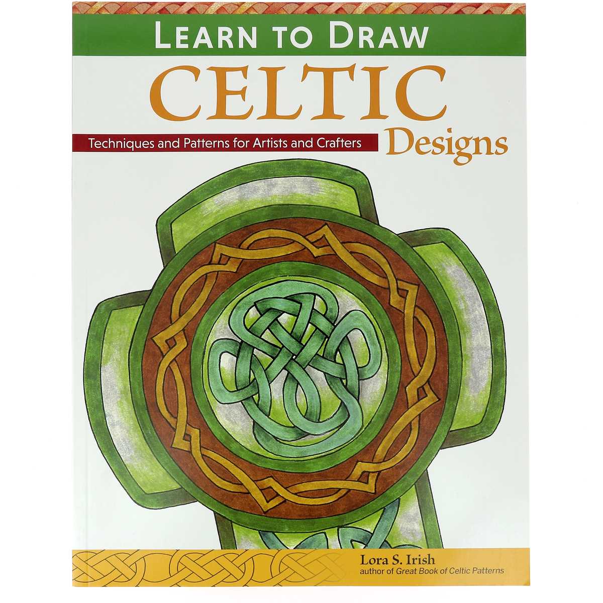 Livre de création de motifs celtiques Tandy Leather, guide illustré pour apprendre à dessiner des designs celtiques.