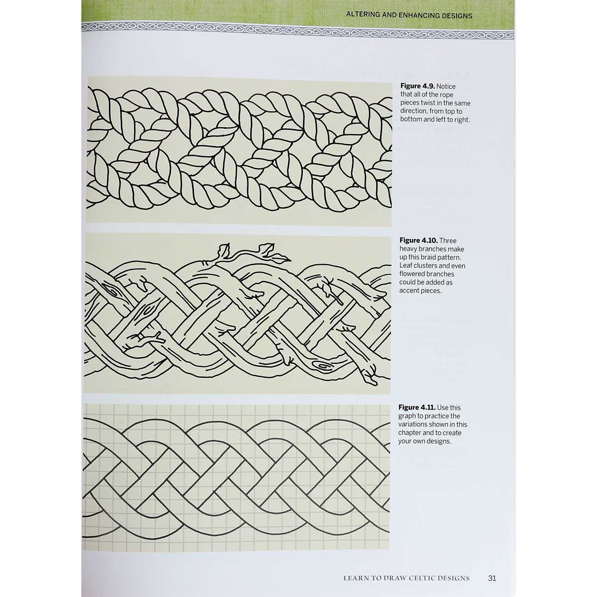Livre de création de motifs celtiques Tandy Leather, livre et patrons pour apprendre à dessiner des motifs celtiques.