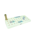 Boîte de rangement pour matoirs 3D Tandy Leather, outils de couture en cuir, avec compartiments pour organiser les matoirs.