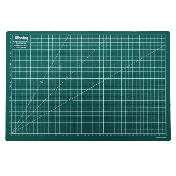 Tapis de coupe autocicatrisant A3, 300x450 mm, outil de bricolage, surface résistante pour couper divers matériaux.