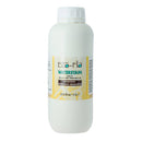 Teinture Eco-Flo Waterstain marron moyen dans un flacon d’un litre, idéale pour teindre et peindre les surfaces en bois.