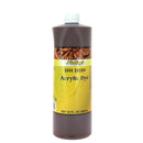 Teinture acrylique Fiebing's pour cuir de couleur marron foncé, peinture opaque pour finition durable.