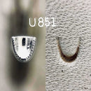Matoir sur manche Oka avec tête Mulefoot arrondi de 4,2 mm pour outils de menuiserie, image montrant l'outil en détail